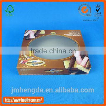 Fashion design high quality wedding cake gift boxes with custom shape