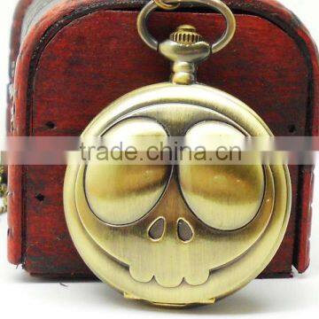 Big size eye design pocket watch/ sweater pendant watch