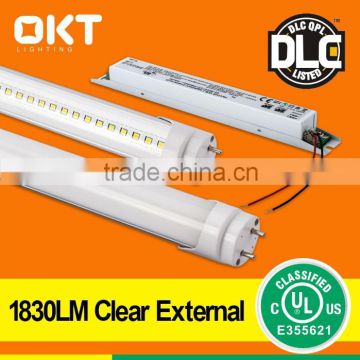 Perfect office lighting fixtures ul dlc led tube light with external driver 18w 22w