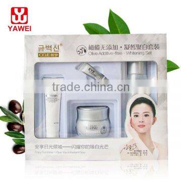 skin care 4w solution skin care set cosmetic set eye cream face cream facial cleanser skin toner