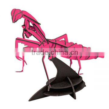 DIY Educational Child Mantis Design Toy Games Super 3d Puzzle/paper Puzzle photo-3