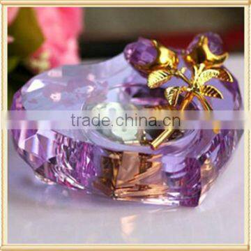 2016 Wedding Artificial K9 Glass Crystal Handcrank Music Box Quality Choice