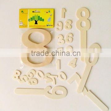 Large Wooden numbers for Education,Decoration,Gifts