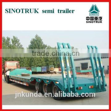 2015 3 Axles Low Bed Semi Trailer Transport truck 60ton