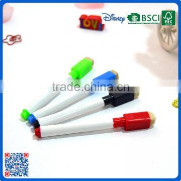 Multicolor effective whiteboard marker with various brush