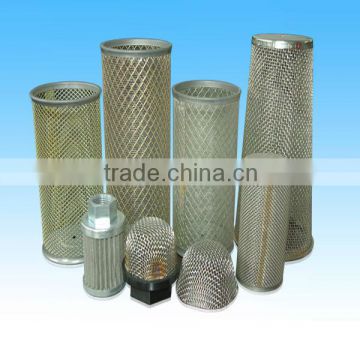 high quality stainless steel wire mesh cylinder filter (factory)