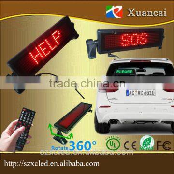 Wireless Remote control multiple lanauge Indicator LED car window message board sign lghts