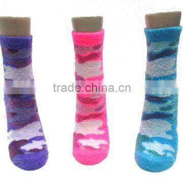 Vivid colors warm soft and comfortable anklet socks