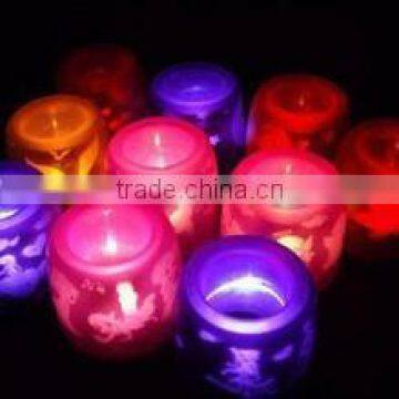 LED Blowing Out Candle Light / LED Colorful Holiday Candle Light