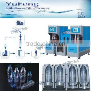 Semi-automatic mineral water bottle blow molding machine