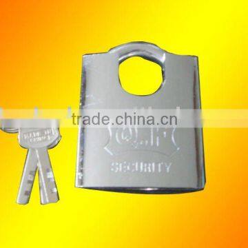 Imitated brass-painted padlock