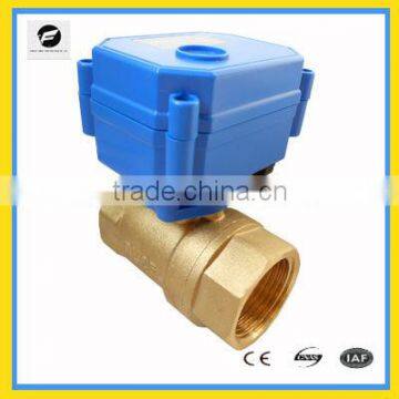 8mm to 25mm 2 way mini motorized bal valve for water treatment system