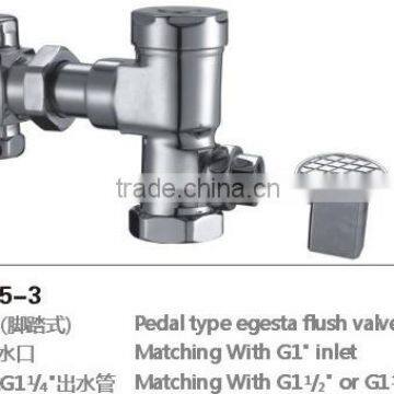 Flush Valve (Self-Closing Flush Valve, Pedal Type Egesta Flush Valve)