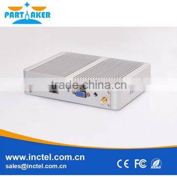 China Manufacturer Quard Core 1.6Ghz Cpu Turbo 2.08Ghz Quad Core Fanless Mini Pc