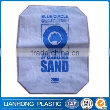 high quality laminated pp valve bag for 50kg sand bag