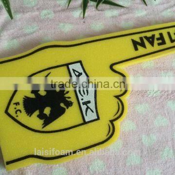 printed foam game palm sponge finger cheering hands for game cheering LS-F-018-A
