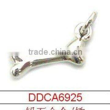 fashion metal dog bone charm pendant,wholesale dog tag pendant, OEM&ODM service factory