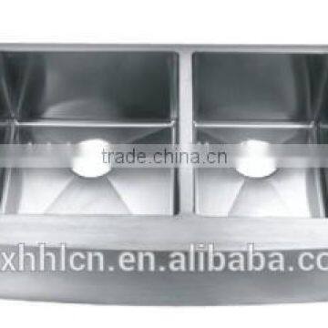 2015 hotselling 10 year supplier handmade sink XHHL HM3320L Farm Apron stainless steel kitchen sink