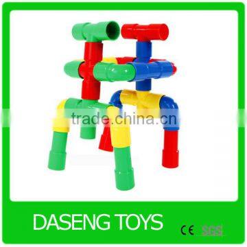 Assemble Blocks Pipe connector Shape Block Safe Plastic ABS pipe connector Blocks toys