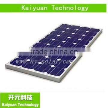 75W 1196*534*35mm single crystalline silicon solar panel