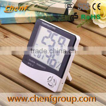 New LCD Digital Temperature & Humidity Room Thermometer with Time Function