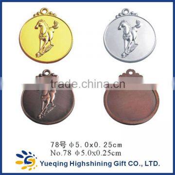 78# High Quality Gold Silver Bronze Sports Factory Directly Sale Metal Craft Gift Prize Award Souvenir Horsemanship Medal