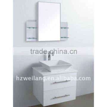 Modern Bathroom Solid Wood Vessel Sink Cabinet