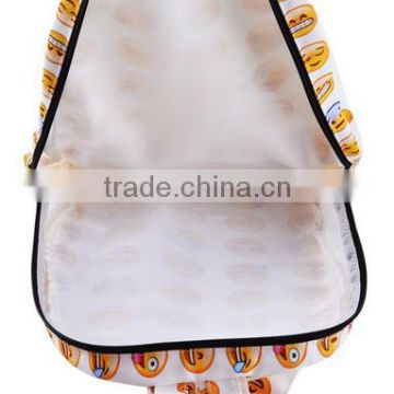 2016 Custom emoji back packs bag