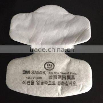 Dust particulate cotton filter 3M 3744 use with 3M 3200 mask ,3700,3701