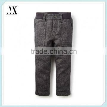 Latest Fashion Boys Dress Pants Herringbone Front/Back Pockets Design Children Boy Pant