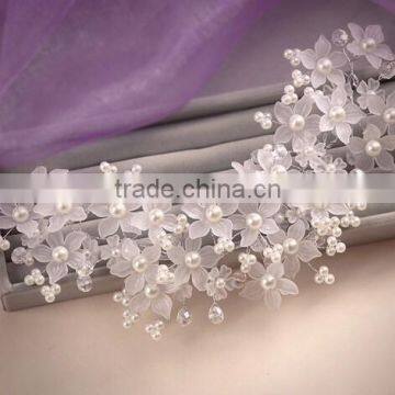 Flower Bridal Crystal Formal Wedding Headdress Headwear Hair Accessories photo-6