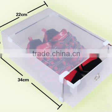 Plastic drawer storage box