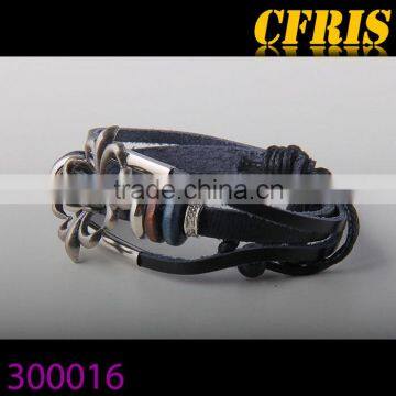 2016 wholesale latest design men bracelet leather/leather bracelet                        
                                                Quality Choice