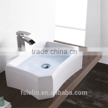 LELIN modern solid surface art basin vanity & stone furniture sink LOA-015