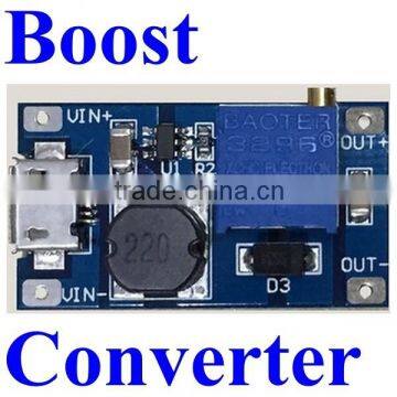 5v 6v 9v step up to 12v 15v 18v 24v dc dc voltage regulator micro usb input 1000mA 2Amax power converter