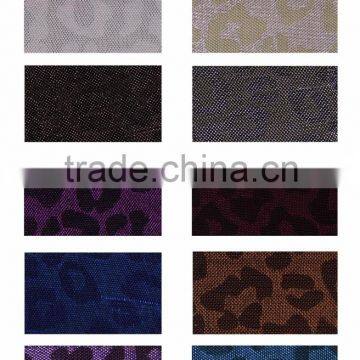 China manufacturer wholesale shoes material glitter leather fabric