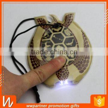 PVC Luggage Tag With Led Flash Light