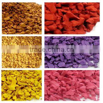 Customized colored EPDM granules, epdm rubber scrap-G-Y-160628-9