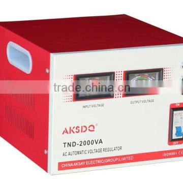 New SVC 2000va Single Phase Widely Input 150V to 260V Servo Motor High Precision AC Automatic Voltage Stabilizer For House Use