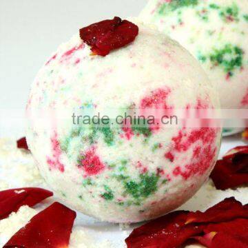 Rose natural handmade Bath Bomb & Bath Fizzer