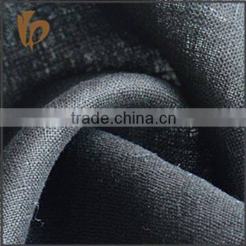 wholesale alibaba jet black dyeing linen fabric composition