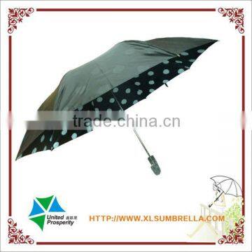 High quality two folding inner printing fashion umbrella