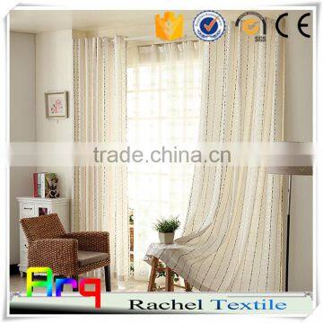 Pure light color design for curtain- Bead string pattern 100% polyester embroidery fabric- window/ living room modern curtain