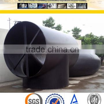 ASTM A234 WPB Carbon Steel 12" SCH80 Equal Tee Pipe Fittings