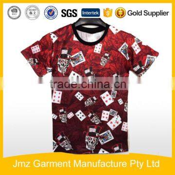 Customized tshirt whole digital print sublimation print oem factory price