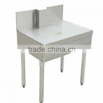 NSF Approval Stainless Steel Beer Drainer/ Bar Table