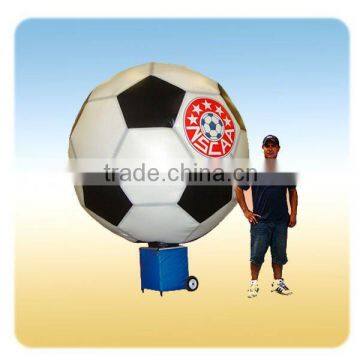 giant inflatable advertising football for stadium promotion