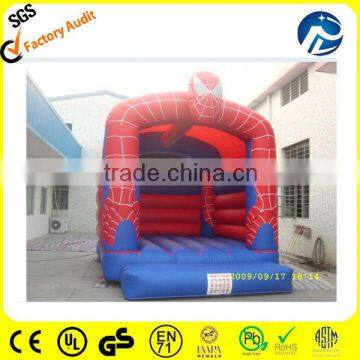 hot sale inflatable spiderman mini bouncer for kids birthday party