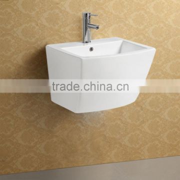 Wall Hung Square Ceramic Wash Basin