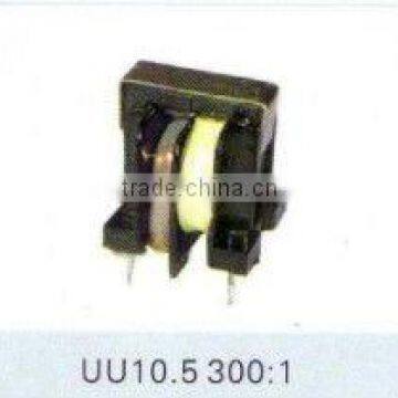 vertical ferrite core transformer